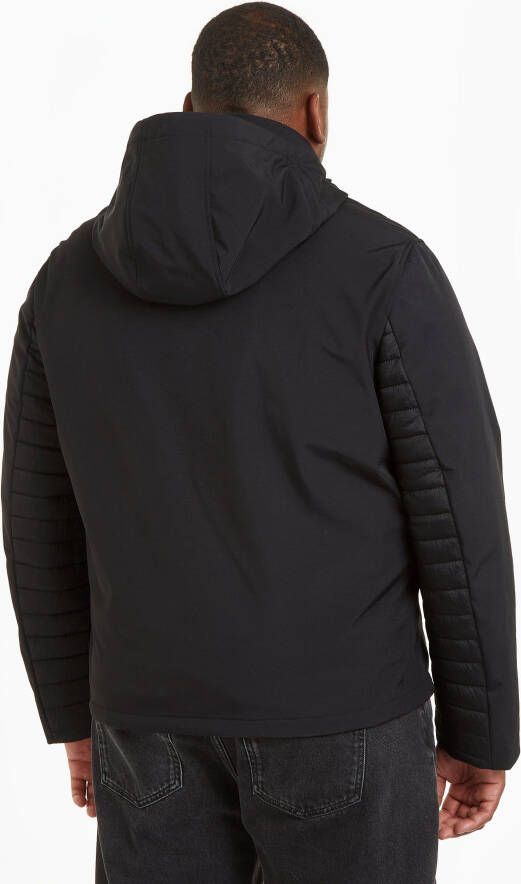 Calvin Klein Outdoorjack BT_QUILTED MIX MEDIA JACKET HOOD