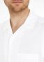 Calvin Klein Linnen Katoen Cubaanse Korte Mouw Overhemd White Heren - Thumbnail 3