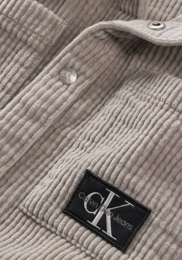 Calvin Klein Overhemd met lange mouwen CORDUROY BADGE OVERSHIRT