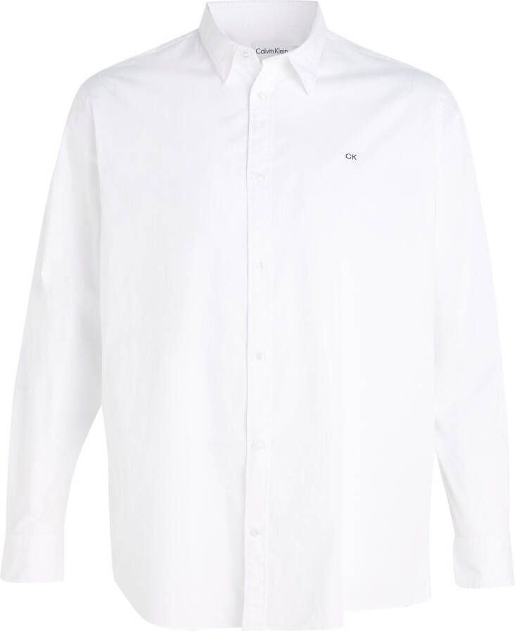Calvin Klein Overhemd met lange mouwen BT_STRETCH POPLIN SLIM SHIRT
