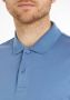 CALVIN KLEIN Heren Polo's & T-shirts Smooth Cotton Slim Polo Blauw - Thumbnail 7