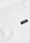 CALVIN KLEIN Heren Polo's & T-shirts Stretch Pique Slim Button Polo Wit - Thumbnail 8