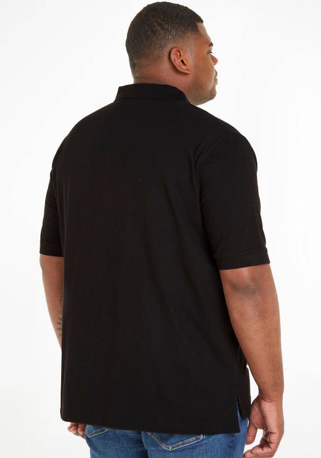 Calvin Klein Poloshirt BT_STRETCH PIQUE SLIM POLO in grote maten met polo-kraag