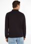 Calvin Klein Stretch Piqué Lange Mouw Polo Black Heren - Thumbnail 2