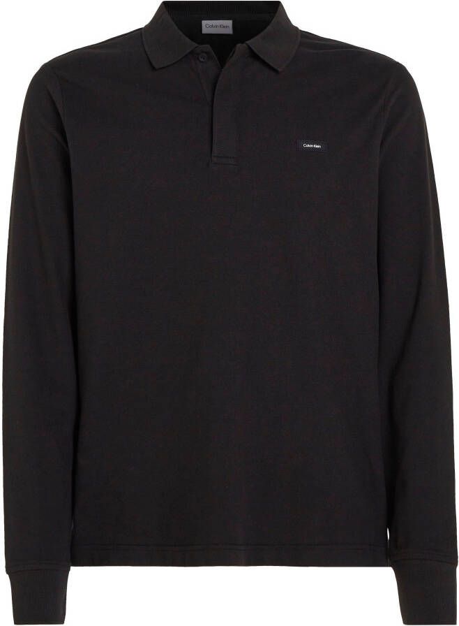 Calvin Klein Poloshirt STRETCH PIQUE LS POLO