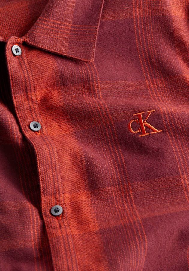 Calvin Klein Pyjama L S PANT SET met logoborduursel op borsthoogte