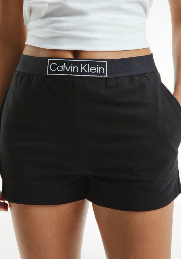 Calvin Klein Pyjamashort met comfortabel elastiek