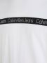 Calvin Klein Jeans Heren T-shirt Wit Korte Mouw Herfst Winter White Heren - Thumbnail 12