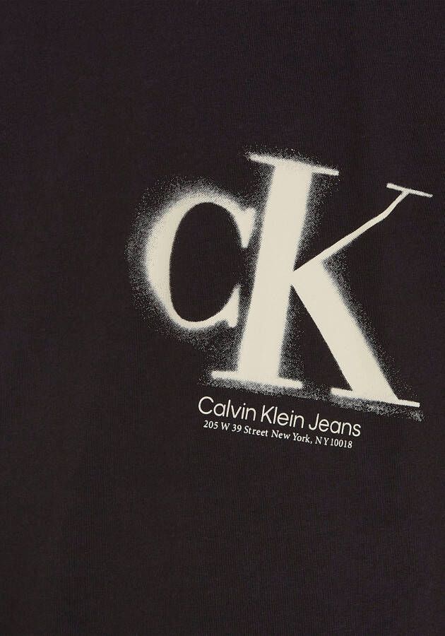 Calvin Klein Shirt met korte mouwen met jeans logoprint