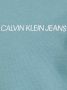 Calvin Klein longsleeve met logo grijsblauw Katoen Ronde hals 140 - Thumbnail 7