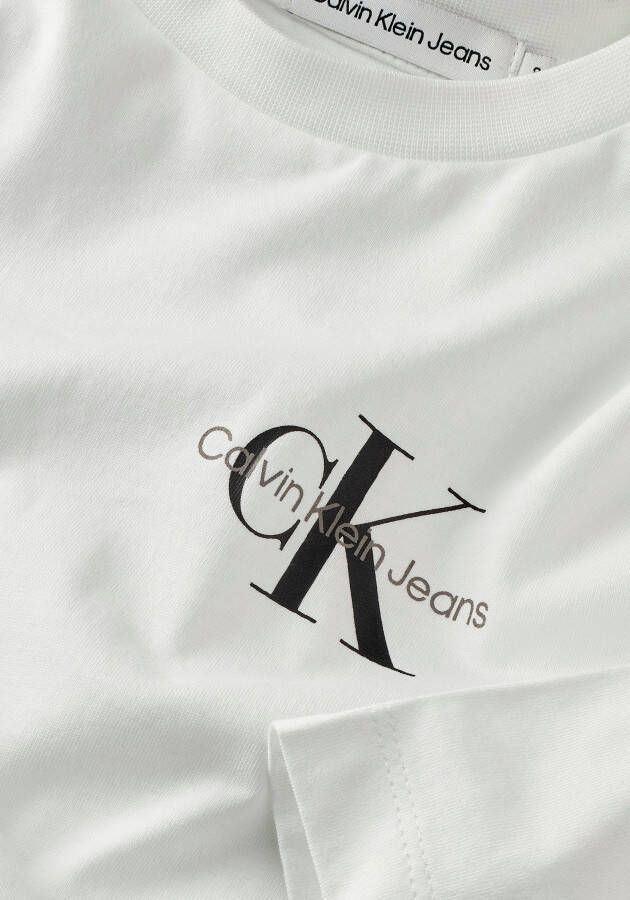 Calvin Klein Shirt met lange mouwen CHEST MONOGRAM LS TOP voor kinderen tot 16 jaar