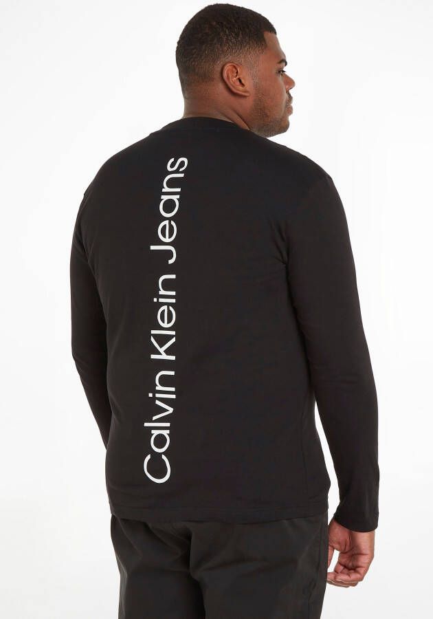 Calvin Klein Shirt met lange mouwen INSTITUTIONAL BACK LOGO LS TEE
