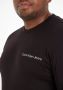 Calvin Klein Reflecterend Print Langemouw Katoenen T-Shirt Black Heren - Thumbnail 4
