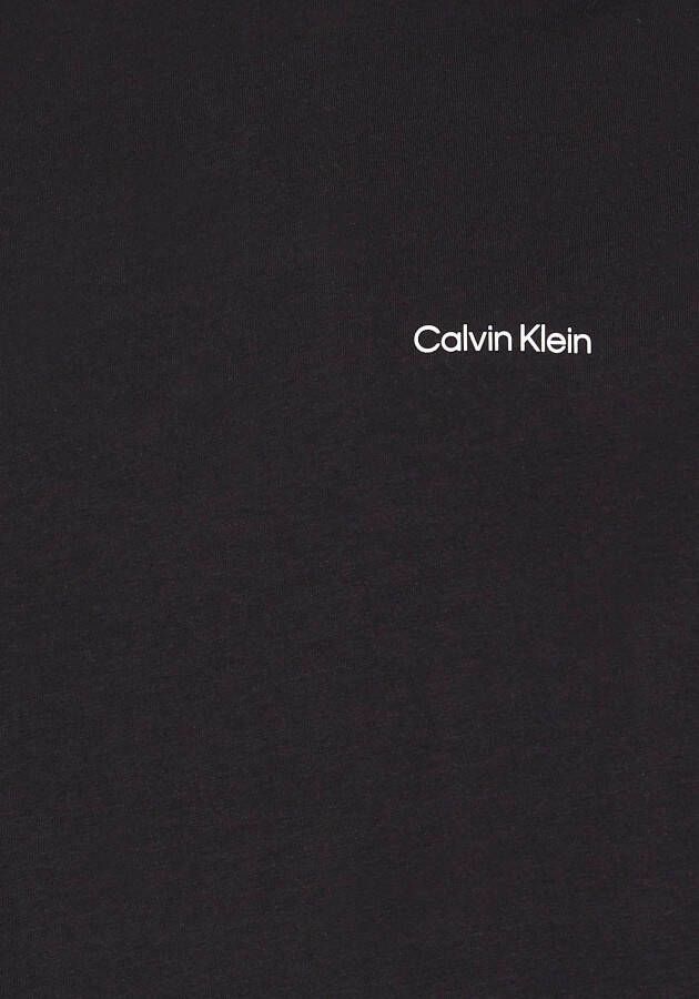 Calvin Klein Shirt met lange mouwen MICRO LOGO LS MOCK NECK T-SHIRT