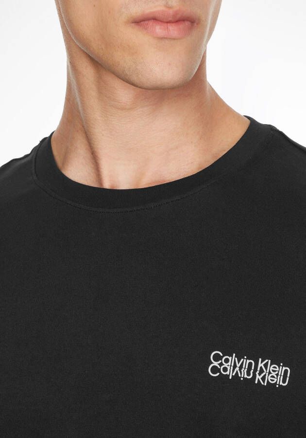 Calvin Klein Shirt met lange mouwen MIRRORED LOGO