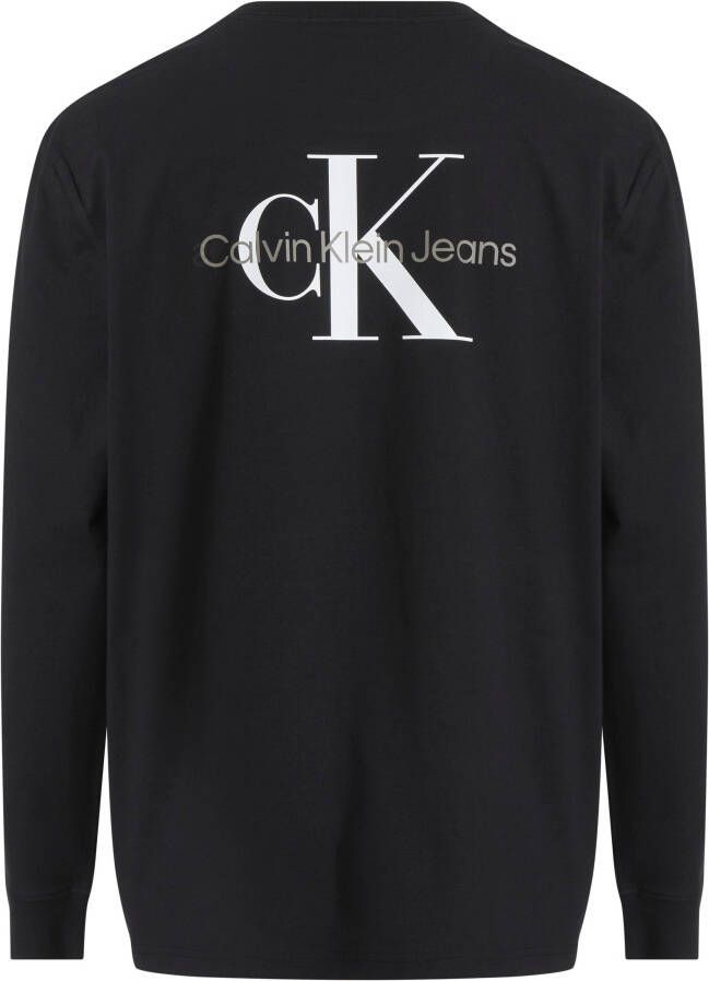 Calvin Klein Shirt met lange mouwen MONOLOGO LS BACK GRAPHIC TEE
