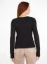 Calvin Klein Shirt met lange mouwen RIB V-NECK MONOLOGO LONG SLEEVE - Thumbnail 2