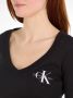 Calvin Klein Shirt met lange mouwen RIB V-NECK MONOLOGO LONG SLEEVE - Thumbnail 3
