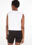 Calvin Klein Jeans Sleeveless Tops Wit Dames - Thumbnail 4