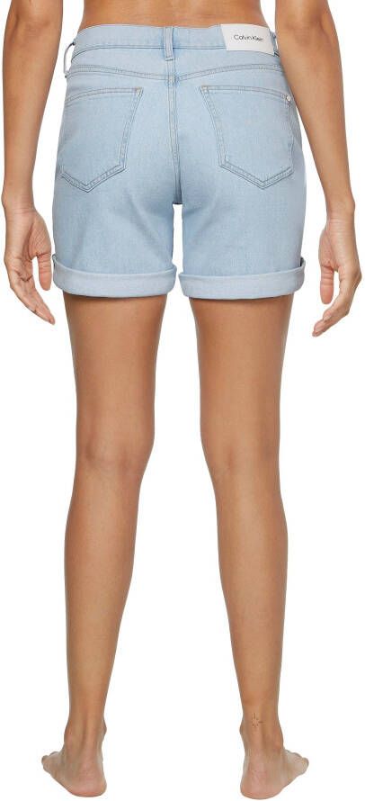 Calvin Klein Short DENIM BERMUDA SHORT met -logobadge