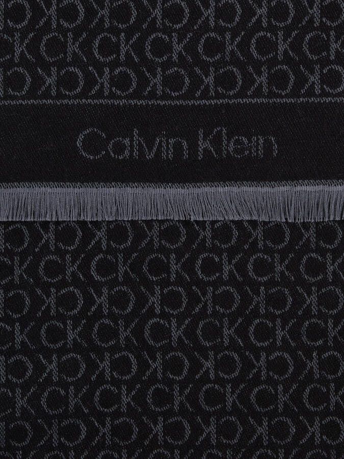 Calvin Klein Sjaal MONOGRAM JACQUARD SCARF 40X180