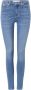 Calvin Klein Slim Fit Gewassen Jeans met Logo Detail Blauw Dames - Thumbnail 8
