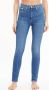 Calvin Klein Vintage Blauwe High Waist Skinny Jeans Blue Dames - Thumbnail 12