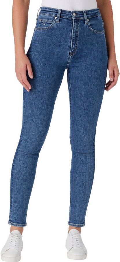 Calvin Klein Skinny fit jeans High rise skinny met ck monogram logoborduursel & badge