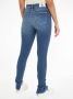Calvin Klein Skinny fit jeans HIGH RISE SUPER SKINNY ANKLE met jeans leren badge op de achterkant van de tailleband - Thumbnail 3