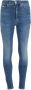 Calvin Klein Skinny fit jeans HIGH RISE SUPER SKINNY ANKLE met jeans leren badge op de achterkant van de tailleband - Thumbnail 5
