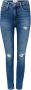 Calvin Klein Skinny fit jeans HIGH RISE SUPER SKINNY ANKLE in destroyed-look - Thumbnail 8