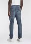 Calvin Klein Gewassen Blauwe Katoenen Jeans met Logodetail Blauw Heren - Thumbnail 4