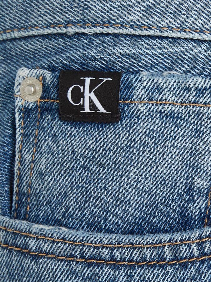 Calvin Klein Straight jeans Authentic Straight met logo-badge