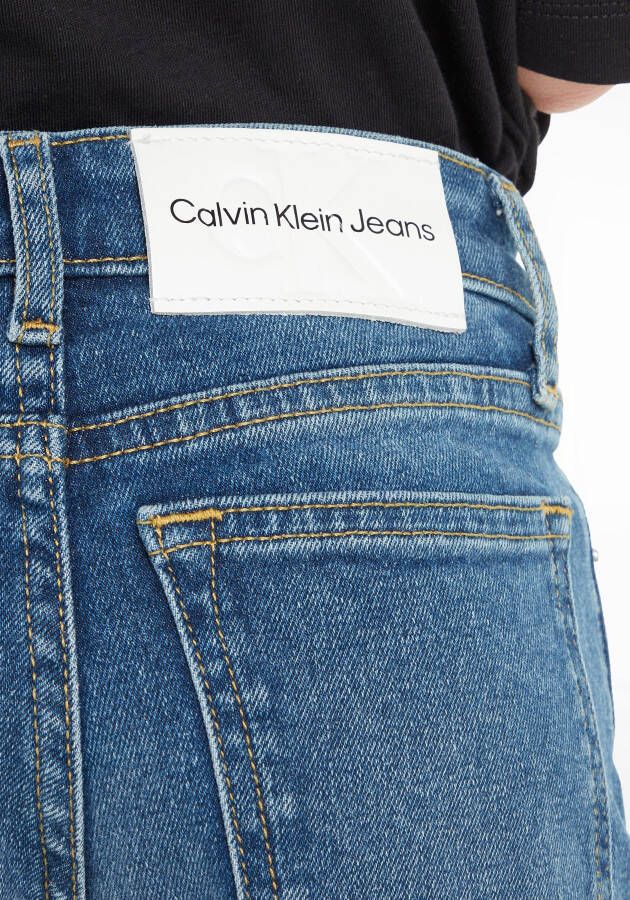 Calvin Klein Stretch jeans HR WIDE LEG MID BLUE