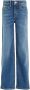 Calvin Klein wide leg jeans mid blue Blauw Meisjes Denim Effen 128 - Thumbnail 4