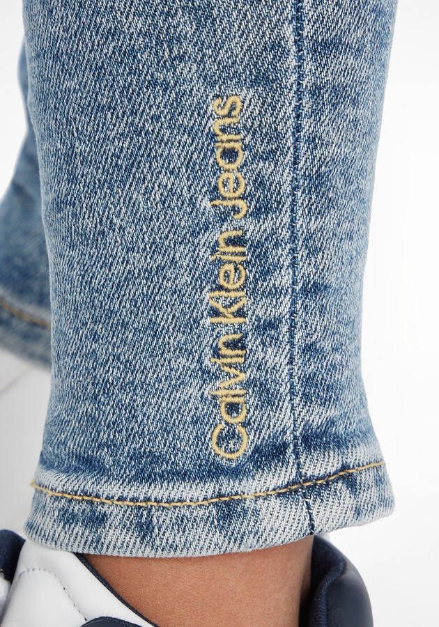 Calvin Klein Stretch jeans MR SKINNY LIGHT BLUE SNAKE