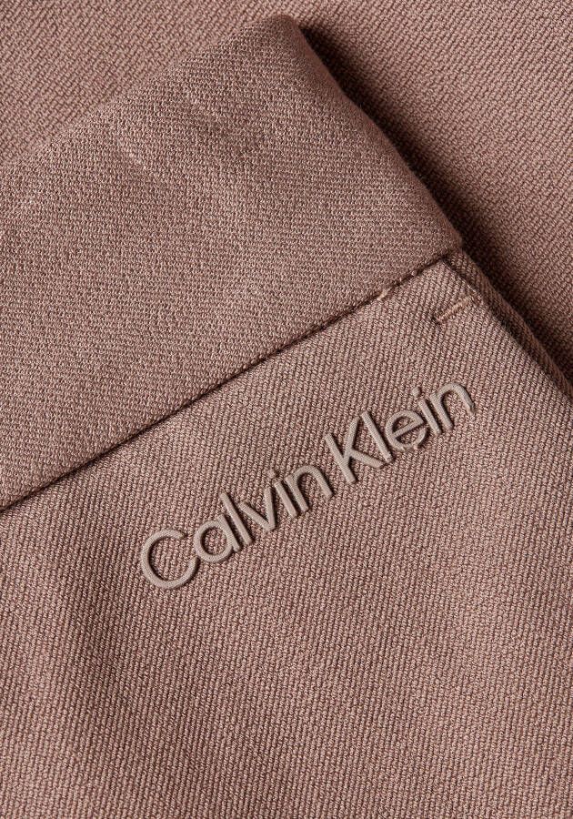 Calvin Klein Stretchbroek STRETCH GABARDINE SLIM PANT met 3d-logo bij de band