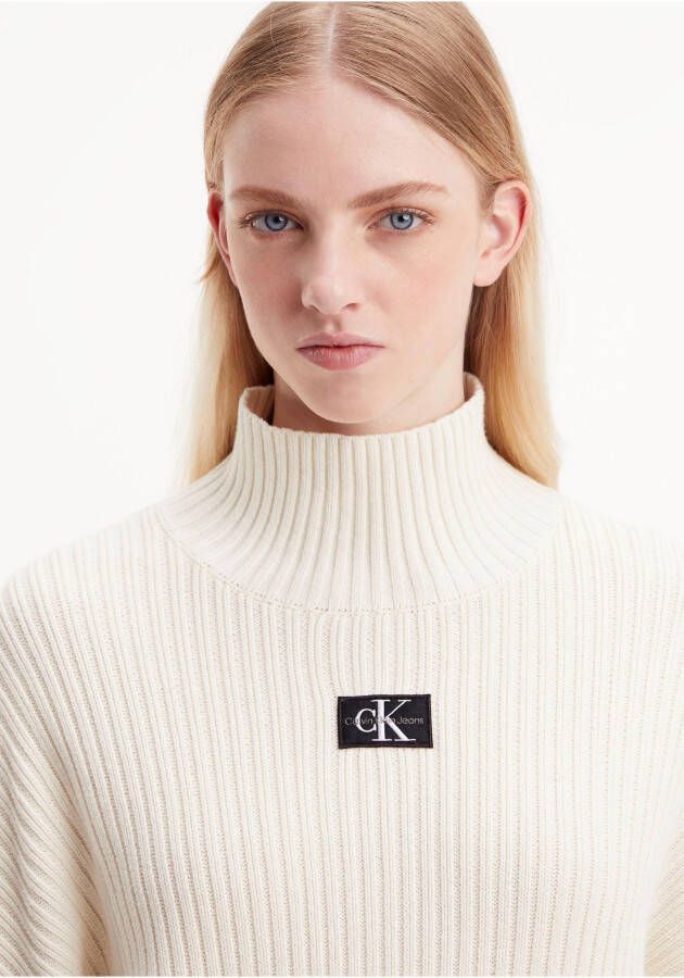 Calvin Klein Sweatjurk BADGE LOOSE SWEATER DRESS