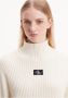 Calvin Klein Jeans Jurk in gebreide look model 'BADGE LOOSE SWEATER DRESS' - Thumbnail 8