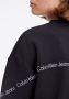 Calvin Klein Jeans Kort sweatshirt met logostrepen - Thumbnail 6