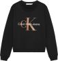Calvin Klein sweater met logo zwart Logo 140 | Sweater van - Thumbnail 4