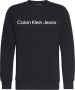 Calvin Klein Bedrukte Logo Katoenen Sweatshirt Black Heren - Thumbnail 3