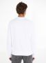 Calvin Klein Heren Wit Gloss Stencil Logo Sweatshirt White Heren - Thumbnail 3