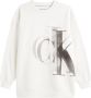 Calvin Klein Comfortabele Oversized Hoodless Sweatshirt Beige Dames - Thumbnail 10
