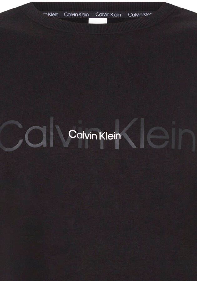 Calvin Klein Sweatshirt met glanzend opschrift voor