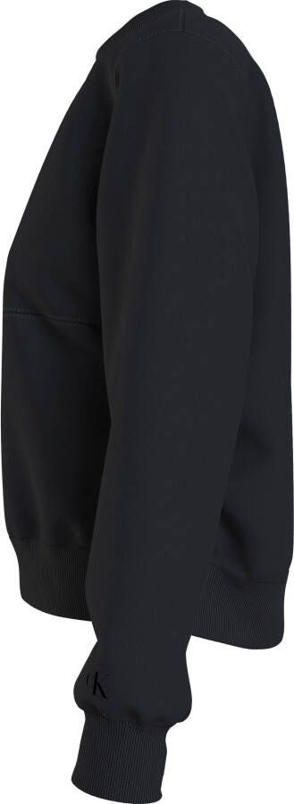 Calvin Klein Sweatshirt MONOGRAM LOGO CREW NECK met markante deelnaad