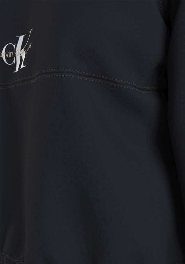 Calvin Klein Sweatshirt MONOGRAM LOGO CREW NECK met markante deelnaad
