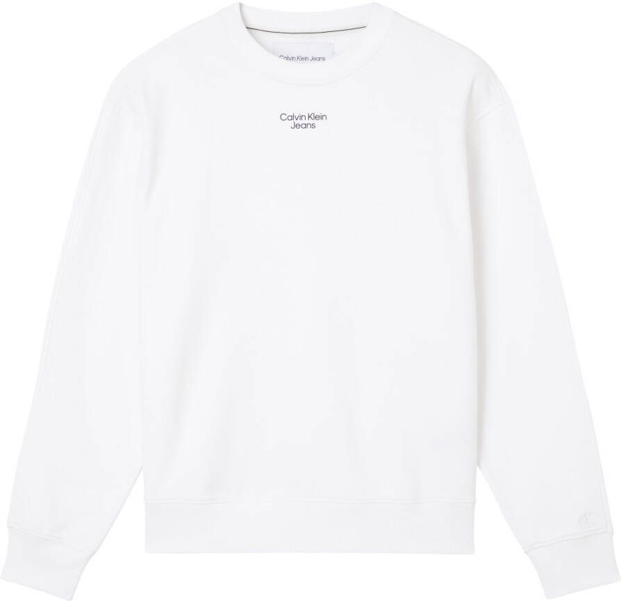 Calvin Klein Sweatshirt STACKED LOGO CREW NECK