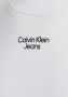 Calvin Klein Witte Crewneck Sweatshirt met Lange Mouwen en Print Logo White Heren - Thumbnail 10