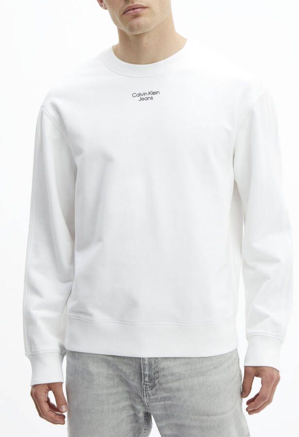 Calvin Klein Sweatshirt STACKED LOGO CREW NECK